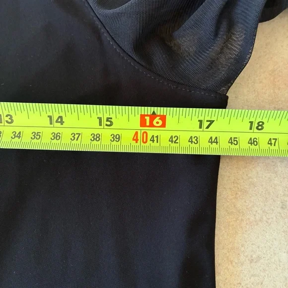 Joseph Ribkoff Black Mesh Cover Up - Picture 12 of 15